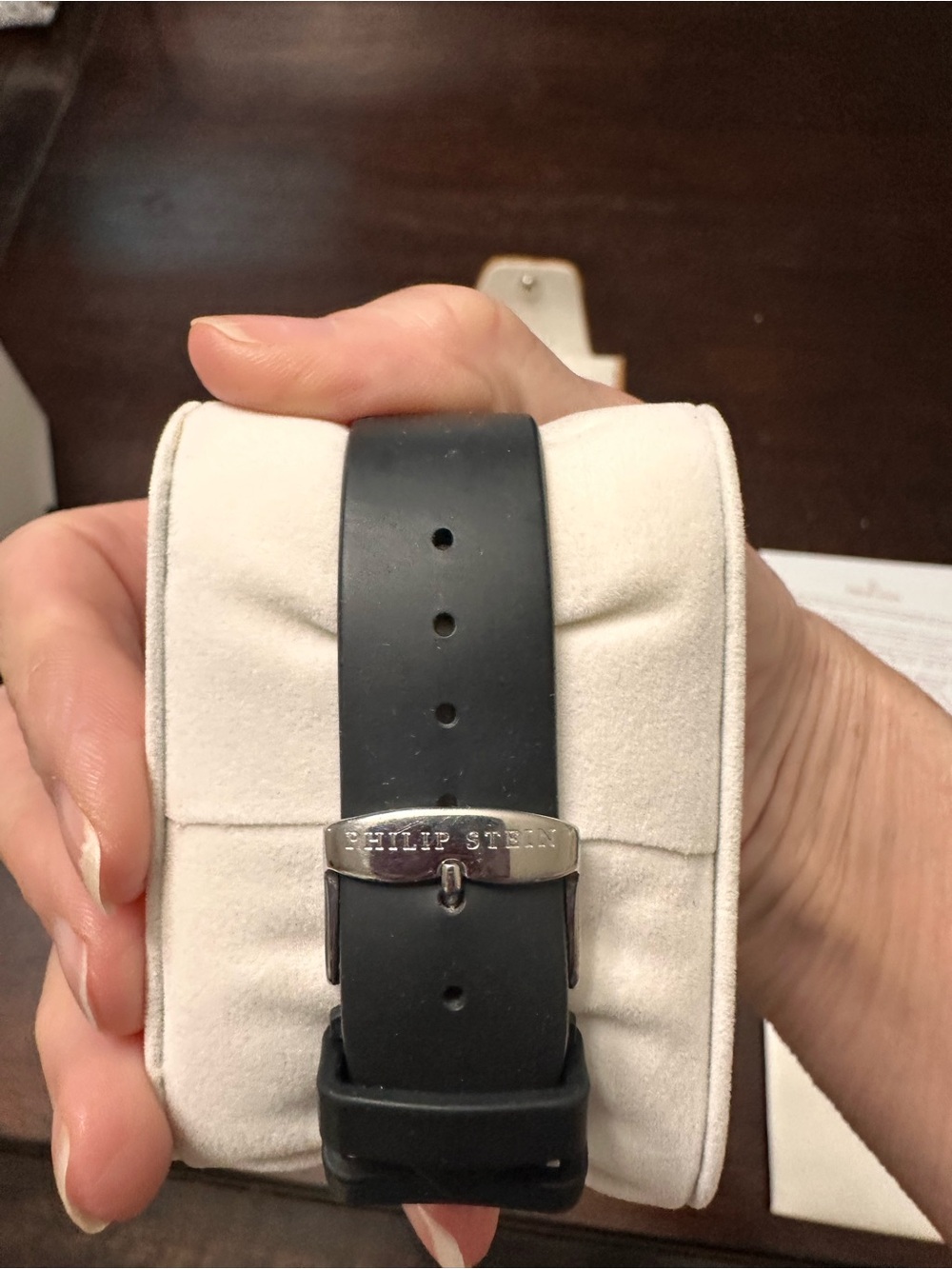 Philip Stein Signature Dual Time Diamond Watch Complete Set-5 Genuine Straps-box - Picture 12 of 16